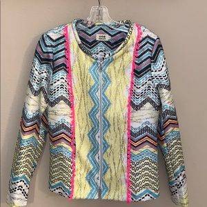 Molly Bracken tribal print zip up jacket